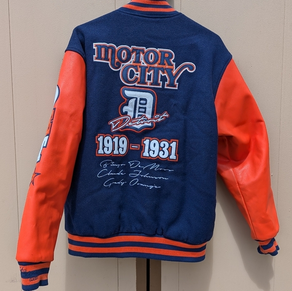 1919 Detroit Stars Baseball Negro League Varsity Jacket Headgear Classics Mens - Picture 2 of 14